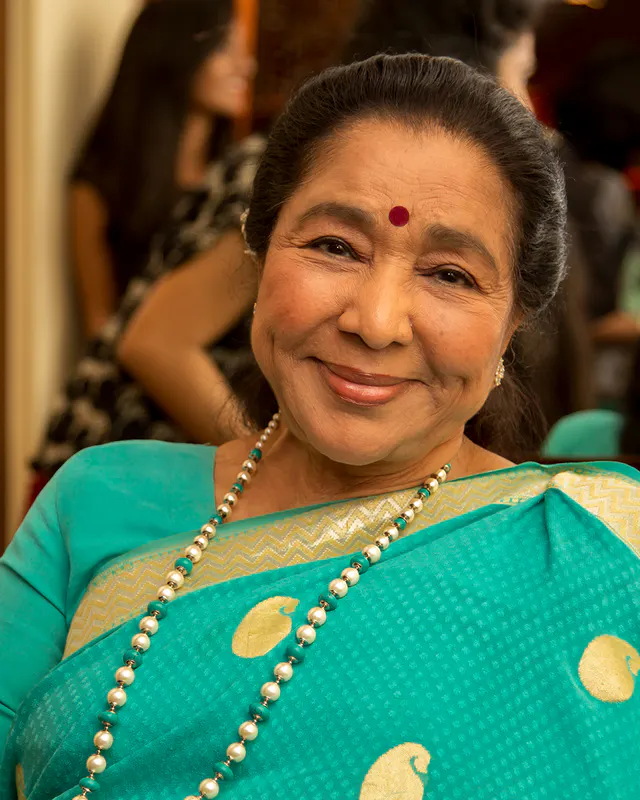 Portrait of Asha Bhosle